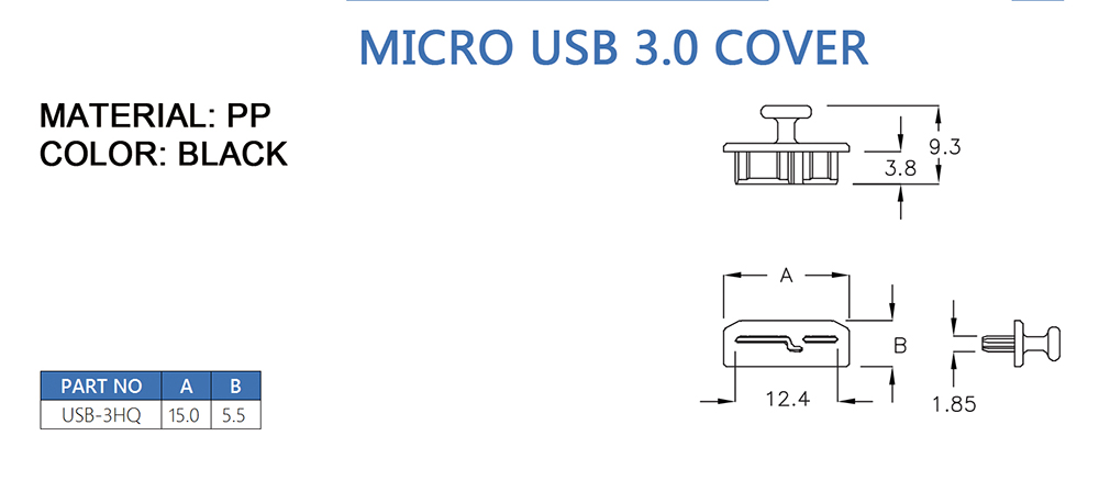 Plug box USB-3HQ-1